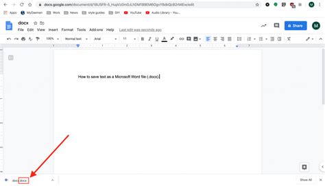 how to save a word file in google docs