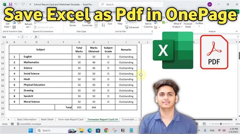 how to save an excel file as a pdf without cutting off