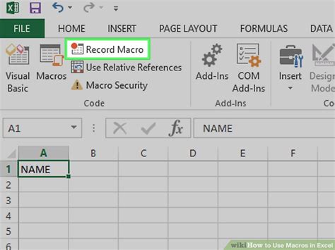 how to save an excel macro for later use