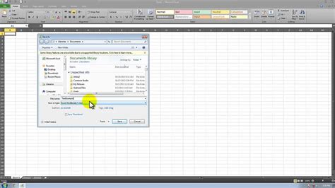 how to save an excel spreadsheet