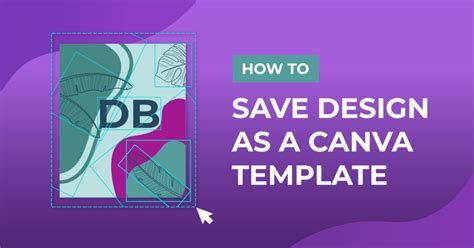 how to save canva design as template