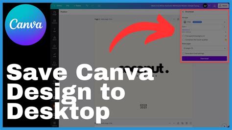 how to save canva design to phone
