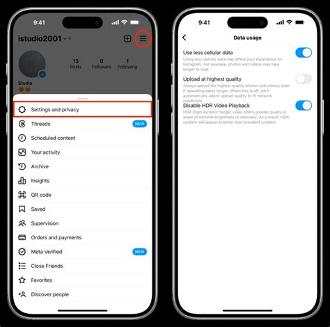 how to save data usage on instagram