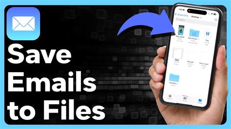 how to save documents on iphone from email
