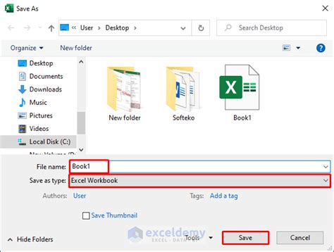 how to save excel file in landscape