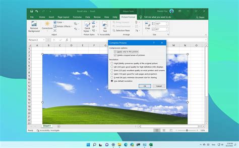 how to save excel file in small size
