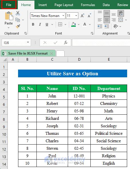 how to save file in excel format in sap