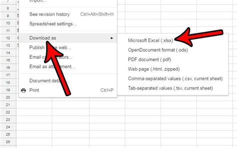 how to save google sheets excel