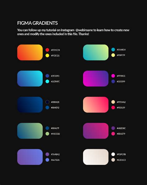 how to save gradient color in figma