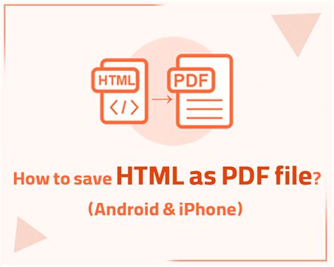 how to save html file on iphone