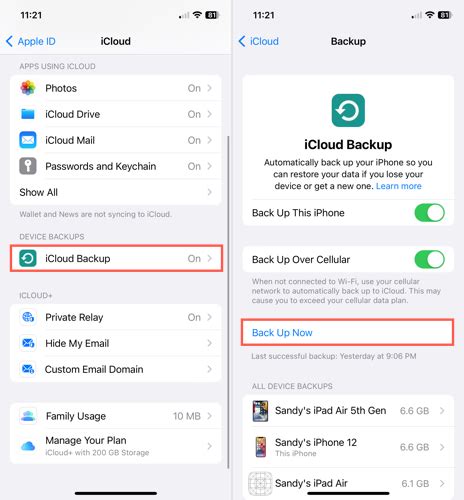 how to save instagram data on icloud
