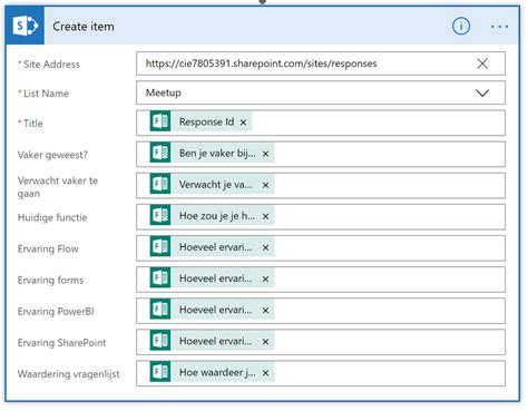how to save microsoft forms data in sharepoint list