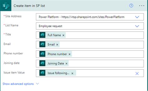 how to save ms form responses to sharepoint