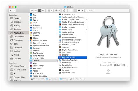 how to save passwords on mac keychain