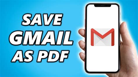 how to save pdf file in gmail