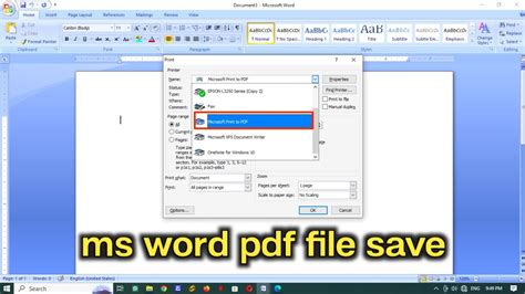 how to save pdf format in word 2007