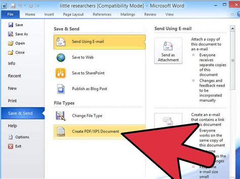 how to save pdf on ms word