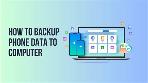 how to save phone data in laptop
