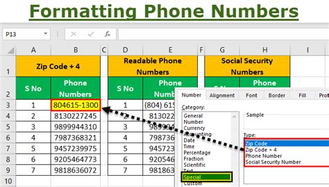 how to save phone number from excel to phone