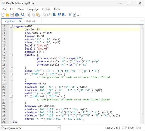 how to save stata as do file