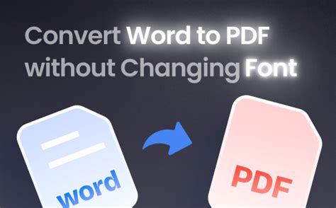 how to save word doc as pdf without changing format