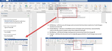 how to save word doc with track changes
