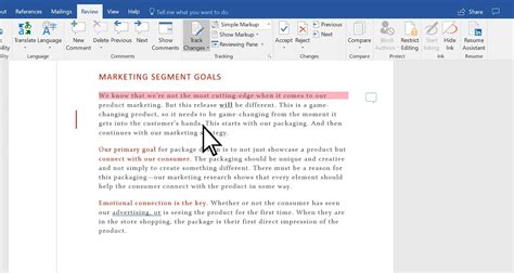 how to save word doc with track changes as pdf