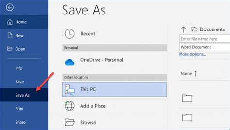 how to save word file in excel format