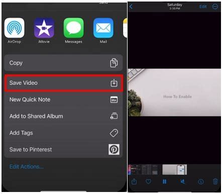 how to save youtube draft to camera roll iphone