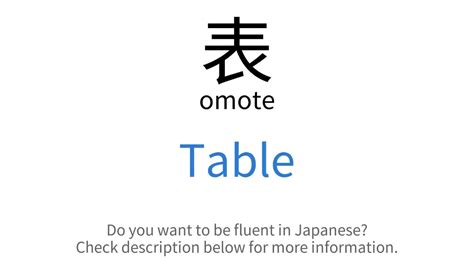 how to say table for two in japanese