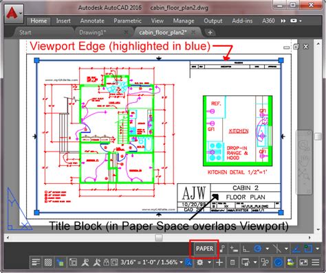 how to scale in autocad layout