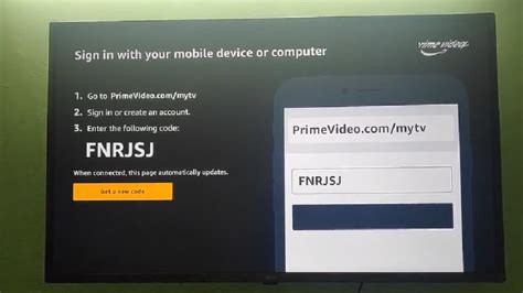 how to scan amazon prime code