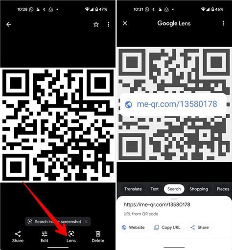 how to scan qr code from gallery