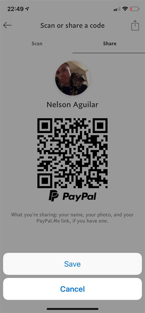 how to scan qr code paypal