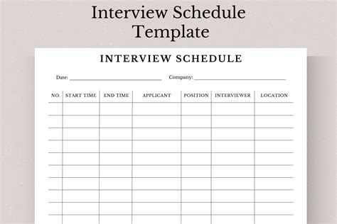 how to schedule an interview when you have a job