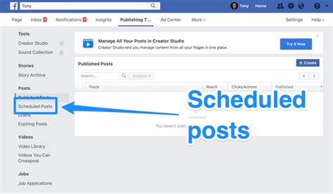 how to schedule.posts on facebook