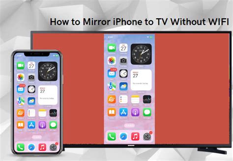 how to screen mirror iphone to iphone without wifi