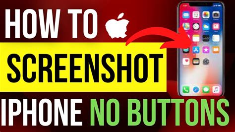 how to screenshot on iphone without power button