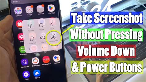 how to screenshot on samsung if volume button is broken
