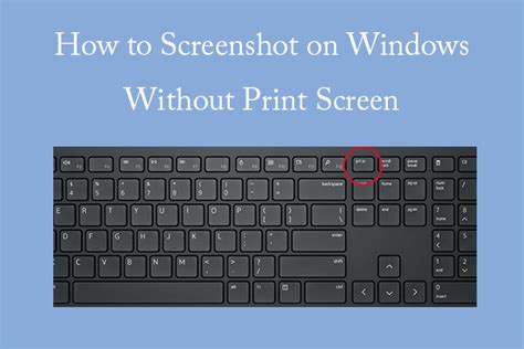 how to screenshot on windows keyboard without print screen