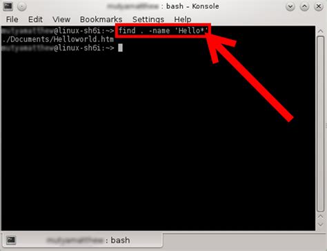 how to search for a file path in linux