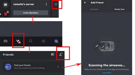 how to search for a username on discord