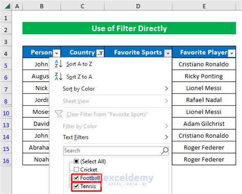 how to search multiple items in excel filter at once