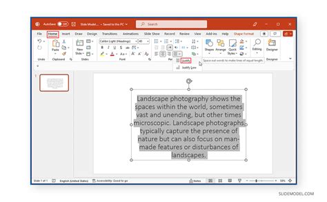 how to search text in powerpoint