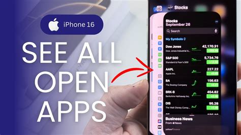 how to see all open apps on iphone 16e