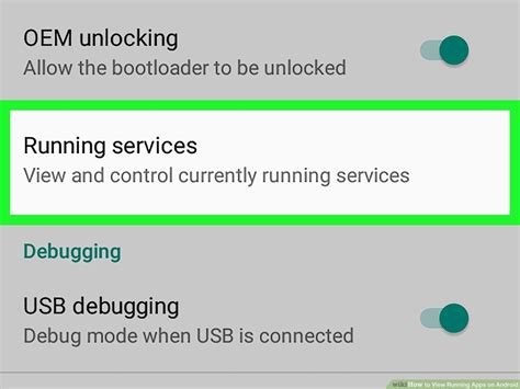 how to see all running apps on android