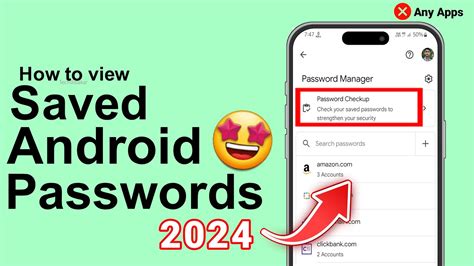 how to see all your passwords on android