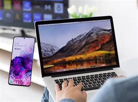 how to see connected android phone on mac
