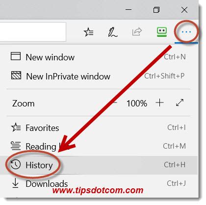 how to see deleted history in microsoft edge