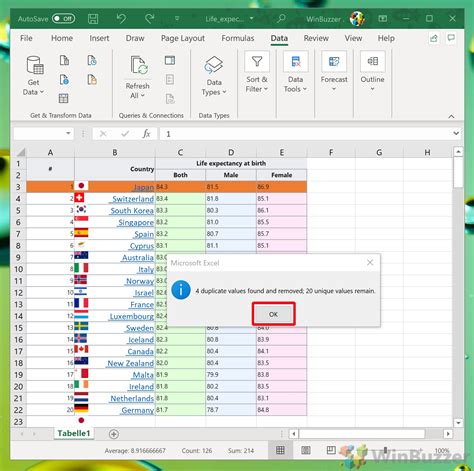 how to see how many duplicates in excel